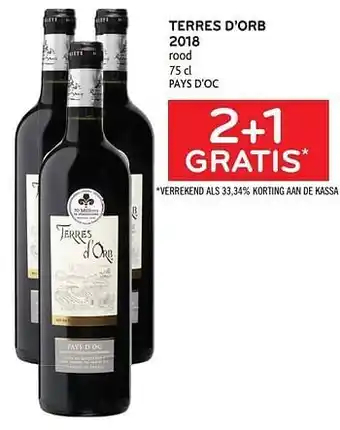 Alvo Terres d`orb 2018 rood 2+1 gratis aanbieding