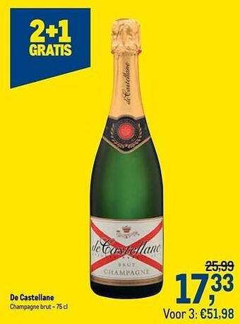 Makro De castellane champagne brut aanbieding