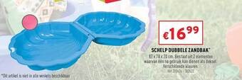 Trafic Schelp Dubbele Zandbak aanbieding