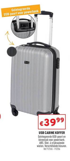 Trafic Usb Cabine Koffer aanbieding