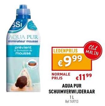 Aqua pur schuimverwijderaar