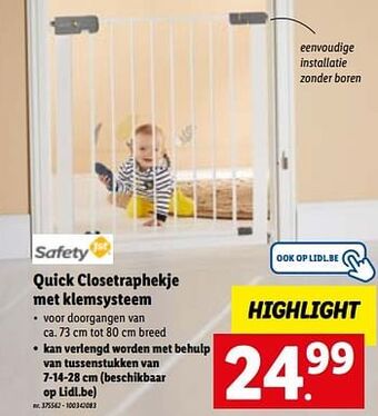 Lidl Quick closetraphekje met klemsysteem aanbieding