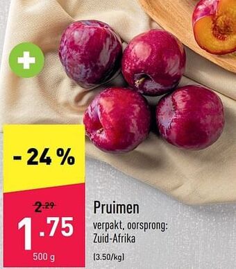 ALDI Pruimen aanbieding