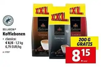 Lidl Koffiebonen classico aanbieding
