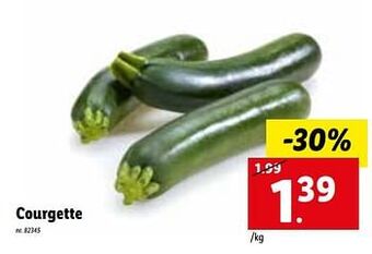 Lidl Courgette aanbieding