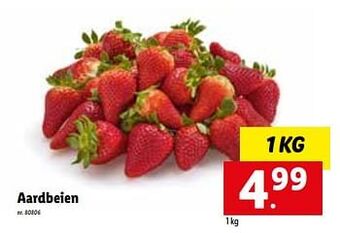 Lidl Aardbeien aanbieding