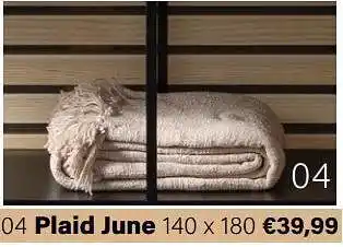 Multi bazar Plaid june aanbieding