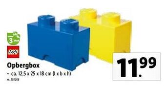 Lidl Opbergbox aanbieding
