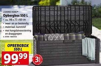 Lidl Opbergbox aanbieding