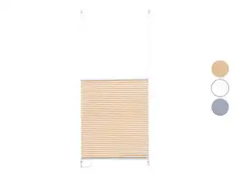 Lidl Livarno Home Plisségordijn voor ramen, 80 x 130 cm aanbieding