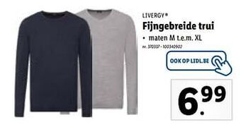 Lidl Fijngebreide trui aanbieding