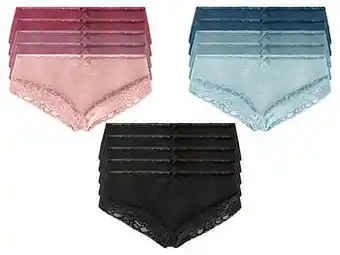 Lidl ESMARA® Set van 5 hipsters met kant aanbieding