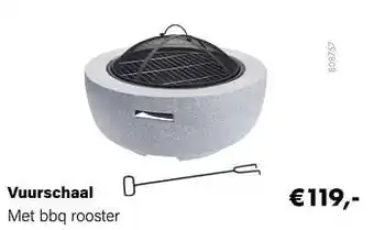 Vuurschaal met bbq rooster
