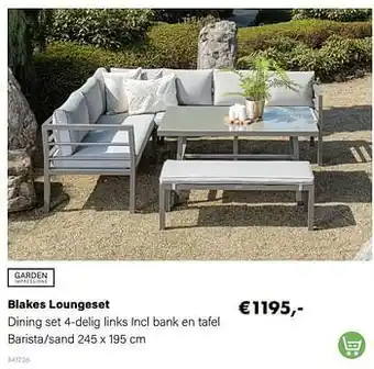 Multi bazar Blakes loungeset aanbieding