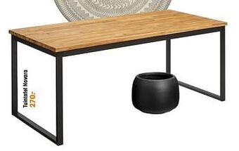 Kwantum Tuintafel novara aanbieding