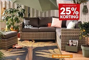 Kwantum Loungeset salerno aanbieding