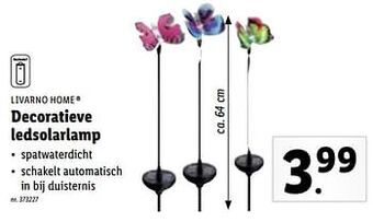 Lidl Decoratieve ledsolarlamp aanbieding