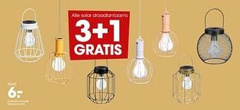Kwantum Solar draadlantaarns aanbieding