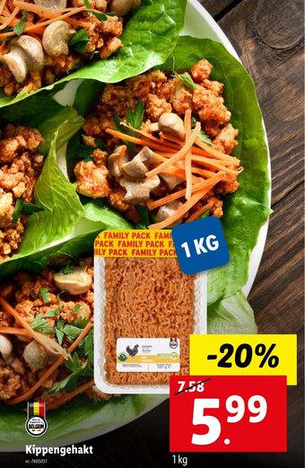 Lidl Kippengehakt aanbieding