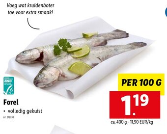 Lidl Forel aanbieding
