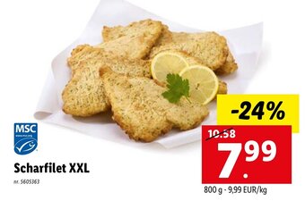 Lidl Scharfilet XXL aanbieding