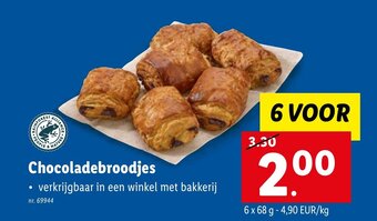Lidl Chocoladebroodjes aanbieding