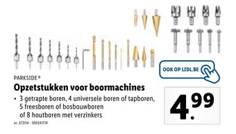 Lidl Parkside Opzetstukken voor boormachines aanbieding