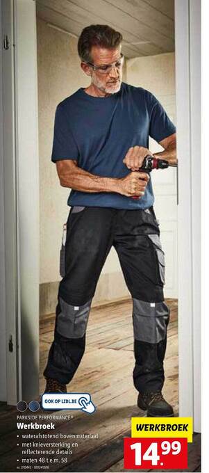 Lidl Werkbroek aanbieding