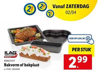 Lidl Bakvorm Of Bakplaat aanbieding