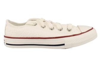 Berca Shoes Converse Sneaker Laag Meisjes/dames Maat 27/38 Trend Clean White - Wit aanbieding