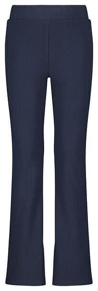 HEMA HEMA Kinderlegging Rib Flared Donkerblauw (donkerblauw) aanbieding
