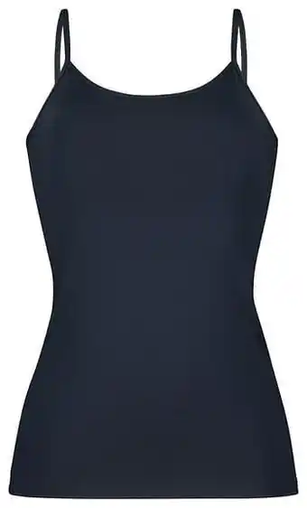 HEMA HEMA Dameshemd Spaghettibandjes Donkerblauw (donkerblauw) aanbieding