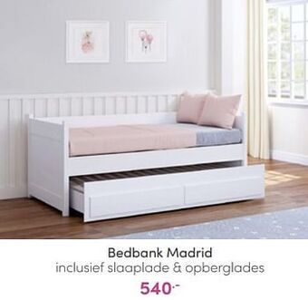 Baby & Tiener Bedbank madrid aanbieding