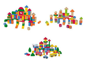 Lidl PLAYTIVE® Trommel met houten speelgoed aanbieding