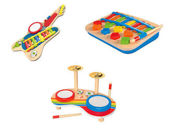 Lidl PLAYTIVE® Houten muziekset aanbieding