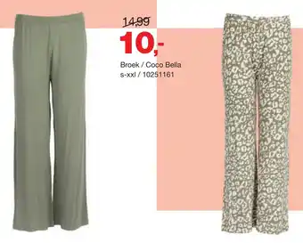 Coco Bella Dames broek mt. s-xxl