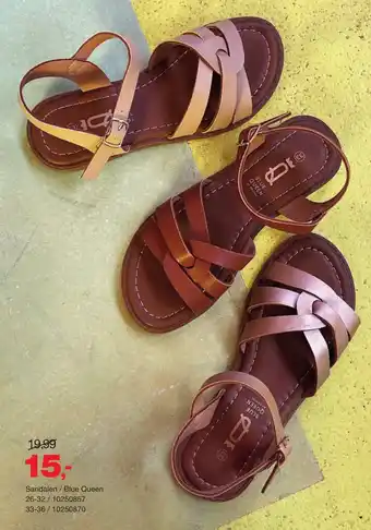Bristol Blue Queen Sandalen 26-32/33-36 aanbieding