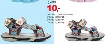 Bristol No Compromise Sandalen 20-25/26-32/33-39 aanbieding