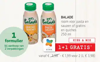 Spar Balade Room en sauzen 2*250ml aanbieding