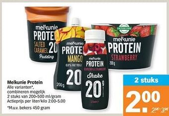 Albert Heijn Melkunie protein aanbieding