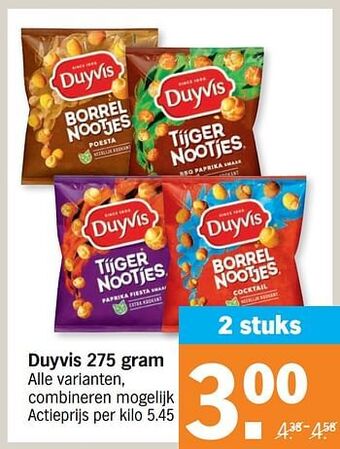 Albert Heijn Duyvis aanbieding