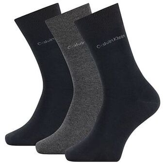 Berca Shoes Calvin Klein Kousen Calvin Klein Eric Crew 3 Pack 1 Paar Grijze en 2 Paar Zwarte Sokken - Grijs aanbieding