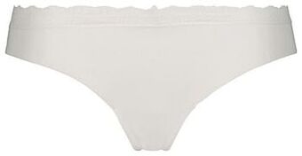 HEMA HEMA Damesstring Kant Wit (wit) aanbieding