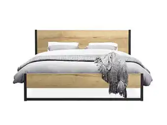 Bed BERLIJN - Hout/metaal Hout
