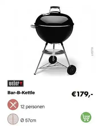 Multi bazar Weber bar-b-kettle aanbieding
