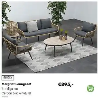 Multi bazar Margriet loungeset aanbieding