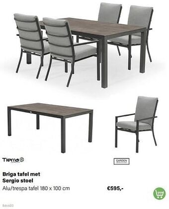 Multi bazar Briga tafel aanbieding