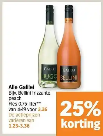 Galilei bellini frizzante peach