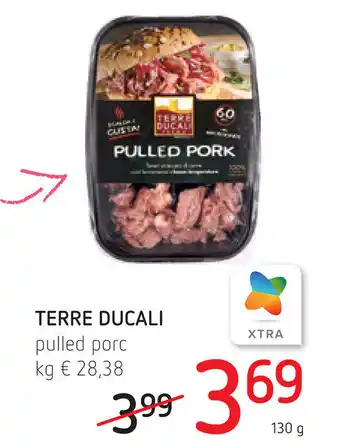 Spar Terre Ducali Pulled pork 130g aanbieding