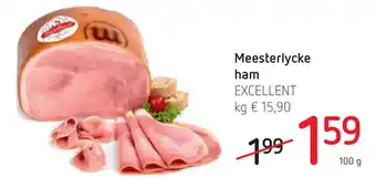 Spar Excellent Meesterlycke Ham 100g aanbieding